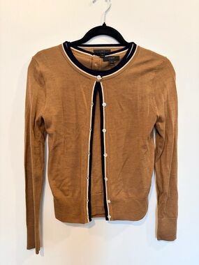 J. Crew Merino Wool 2 Piece Cardigan & Tank Top Co-ord Set - XS